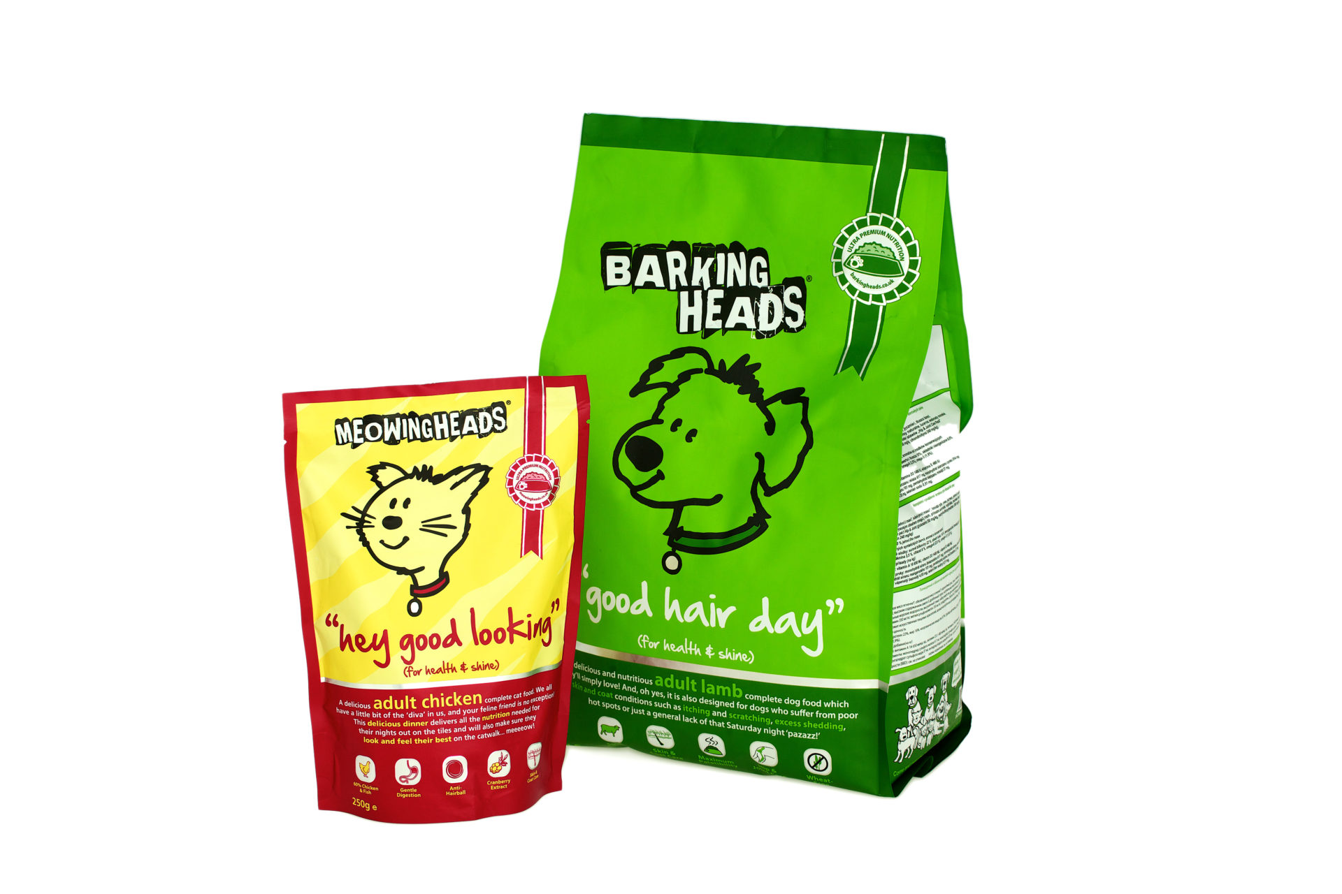 Pet food packaging